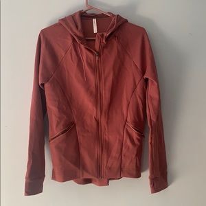 Fabletics pink zip up hoodie